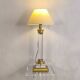 Elegant column lamp signed "Le Dauphin" vintage 70s/80s.