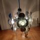 Lustre vintage 70, Oscar Torlasco , 9 feux
