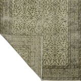 Turkish Anatolian Handmade Vintage Area Rug 210 cm x 105 cm