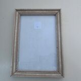 Silver wooden frame for 13.5 x 20 cm subject