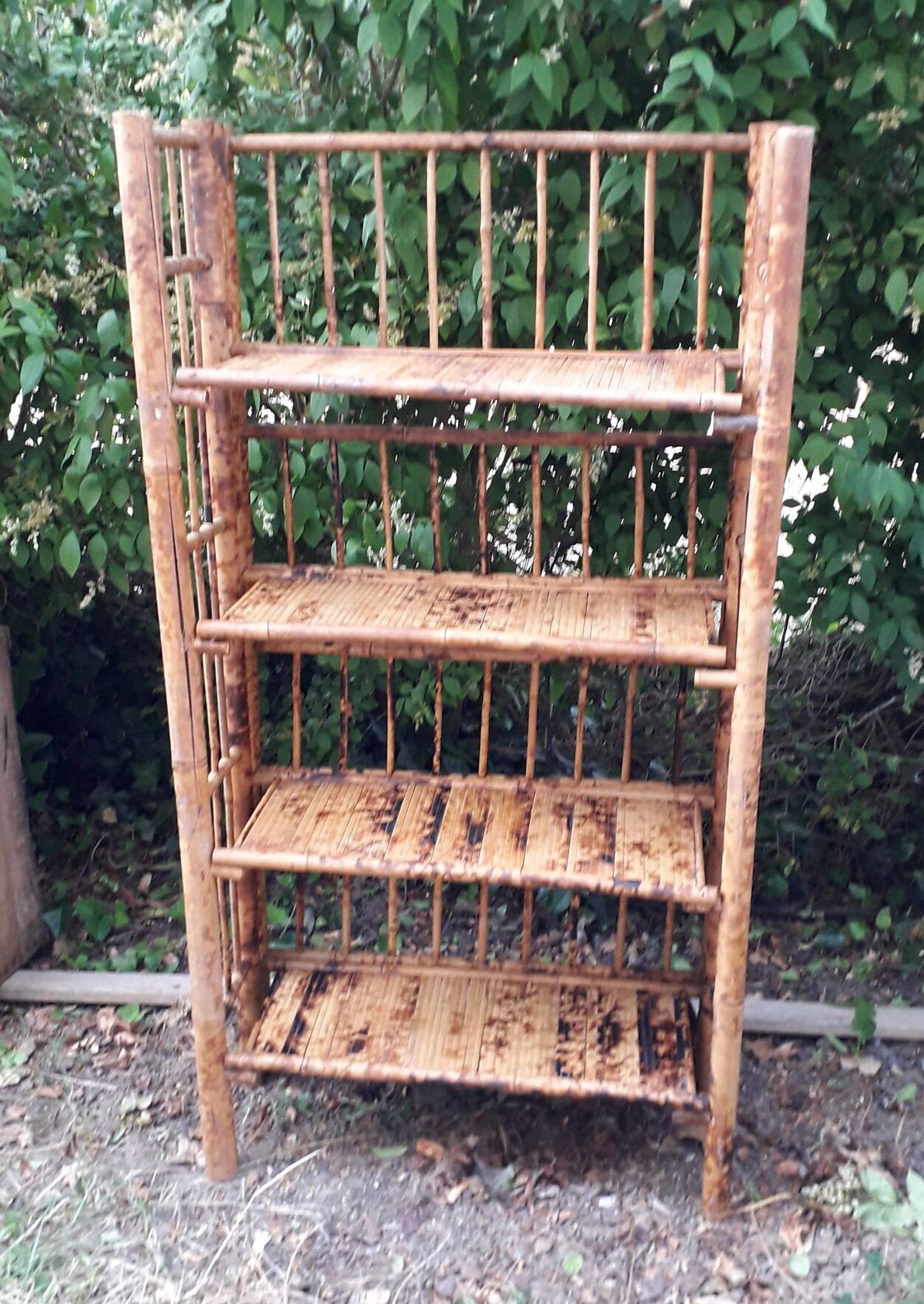 Etagère bambou pliable