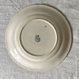 Sarreguemines talking plate, real estate theme