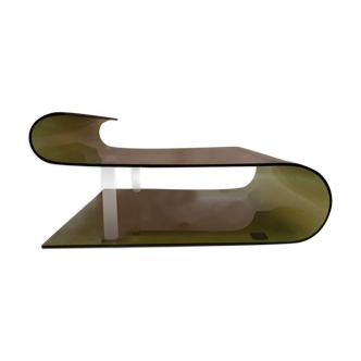 Accessoire bureau vintage en plexiglas 1970