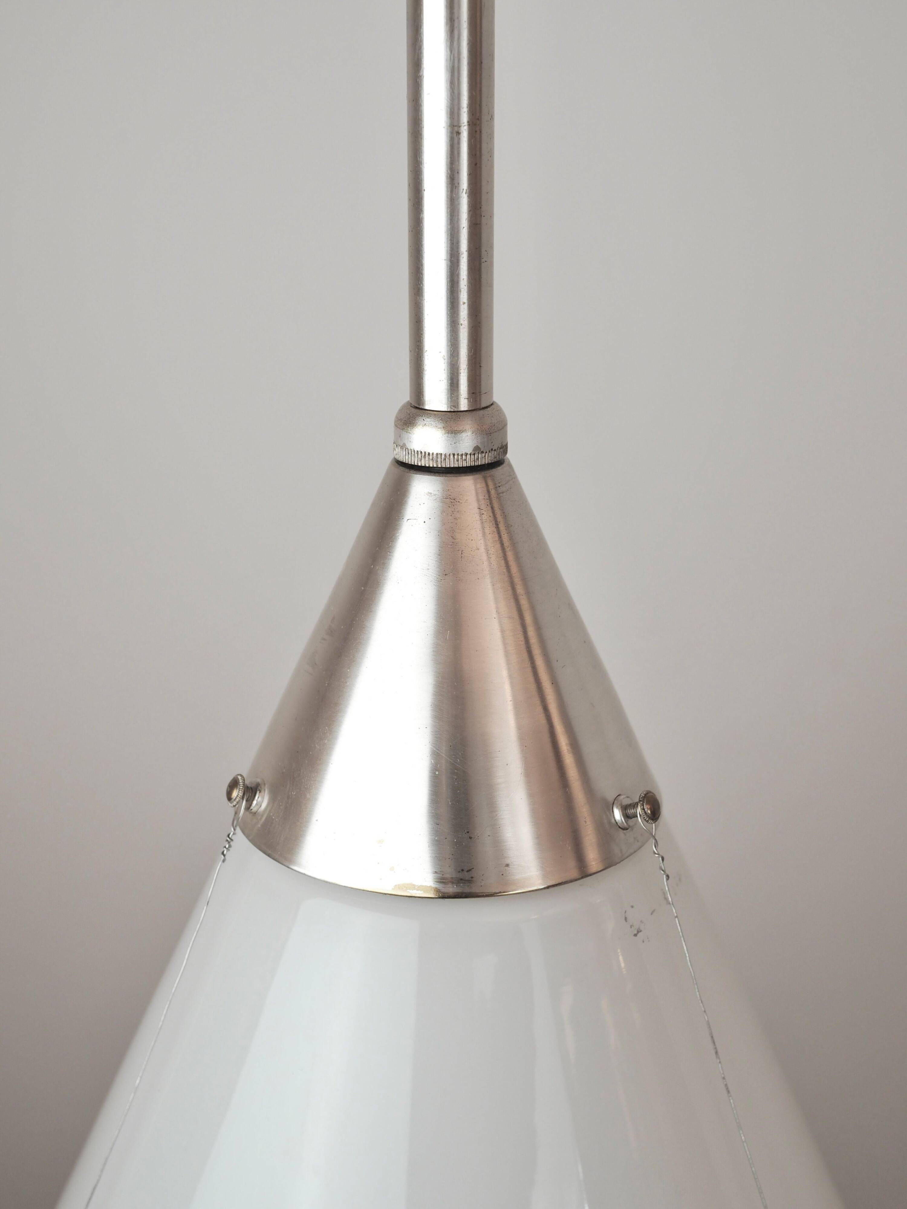 Iconic pendant lamp "Luzette" by Peter Behrens for Siemens, c. 1910s