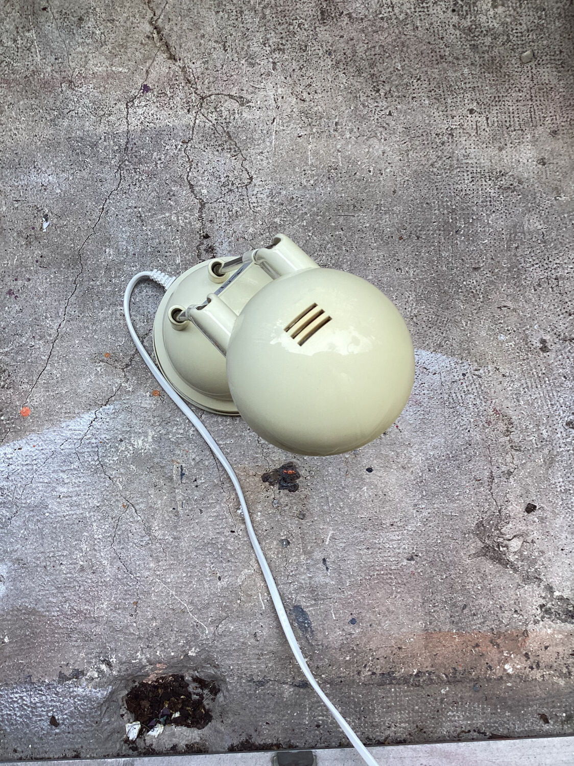 IKEA espressivo vintage cream desk lamp