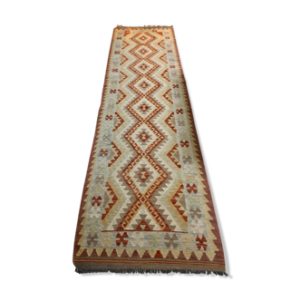 Kilim Afgan carpet - 298x74cm