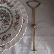 Ancien plats présentoir sur 2 niveaux made England Myott