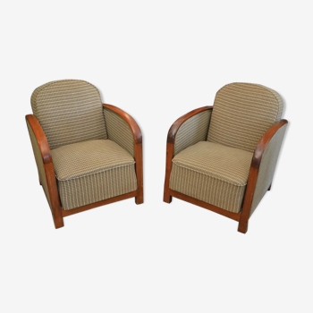 Pair of art deco system chairs, circa 1930