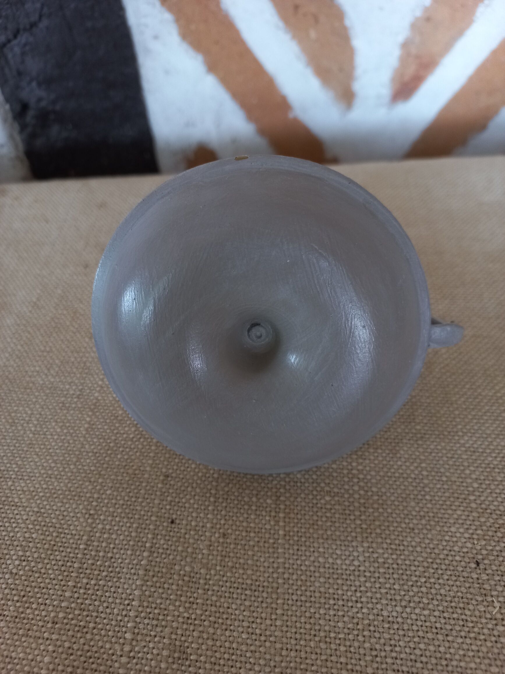 Candle holder chandelier cellar rat patinated linen