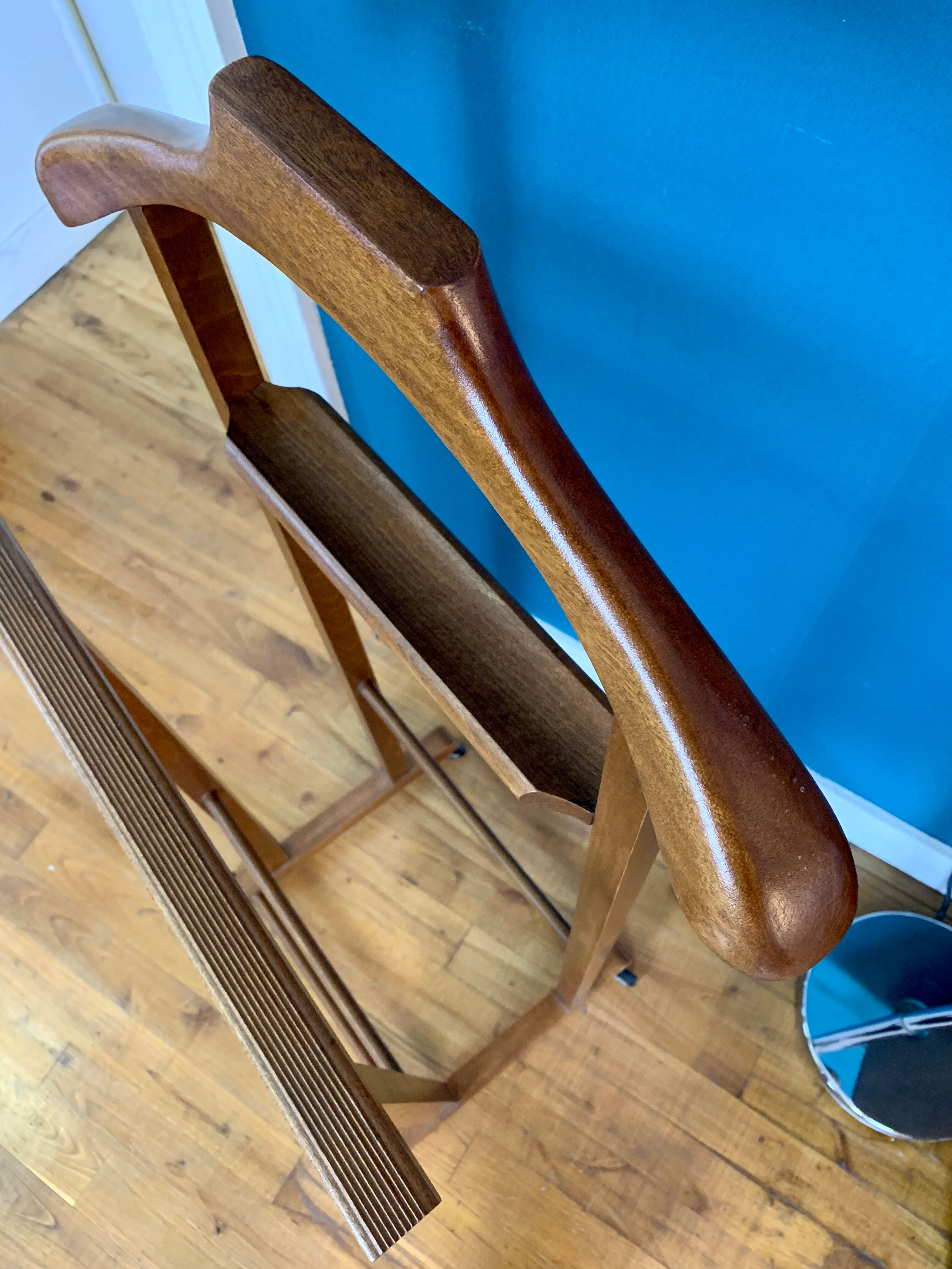 Vintage wooden valet