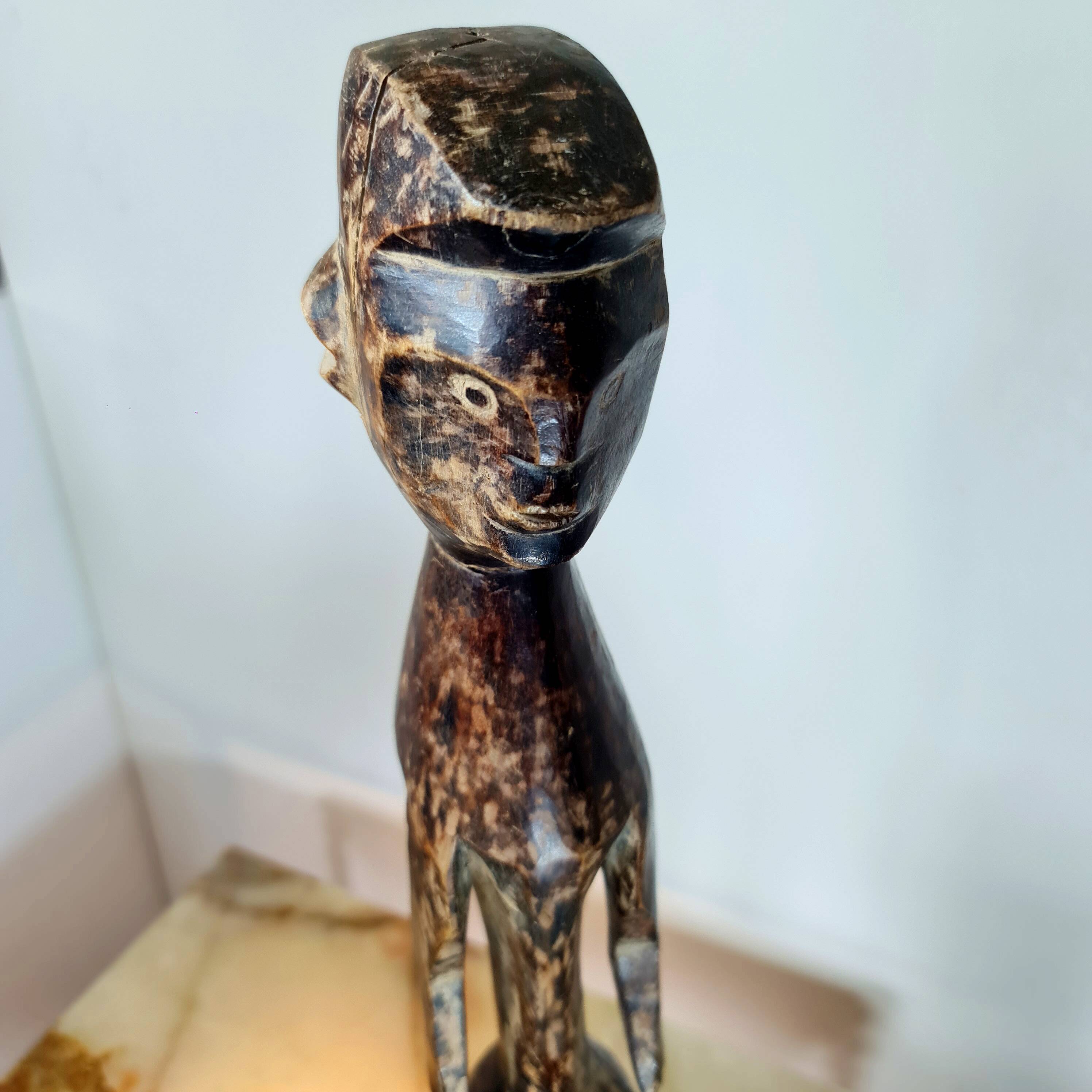 Mumuye statue on base, Height: 53 cm