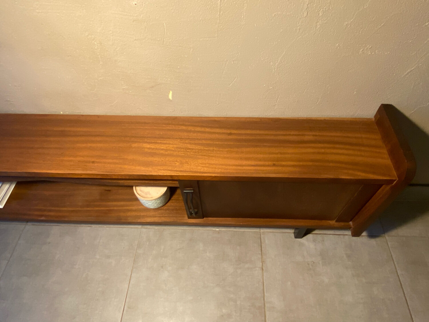 Vintage wooden row