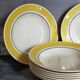 Nine plates faience of gien creation primefleur service caroline vintage
