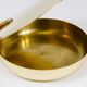 Butler Ashtray Marked Carl Aubock in Brass with Lid and Handle, Vienna, 1950s