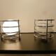 Pair of bedside lamp chrome 1970.