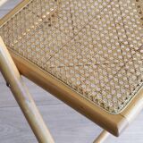 5 habitat cane folding chairs