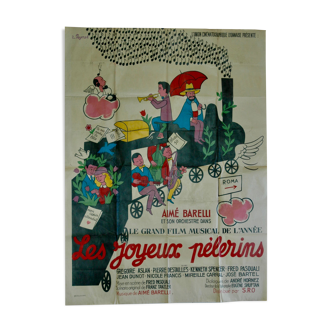 Affiche originale "Les Joyeux Pèlerins" 1951