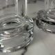 Designer glass candle holders