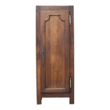 Old wardrobe, 1-door wooden wardrobe, old hosiery, storage unit, brutalist, 19th century