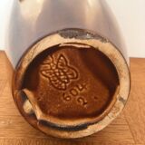 Art Deco slip vase, signed Louis Gueule