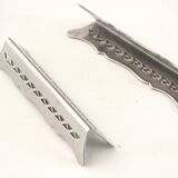 12 chrome metal knife holders