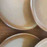 Set of 6 vintage Brenne stoneware plates from France – Stoneware service