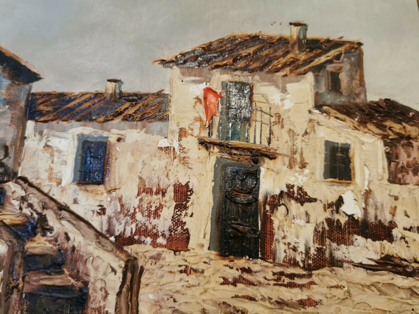 Landscape painting signed