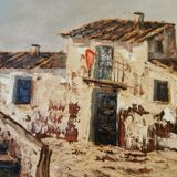 Landscape painting signed
