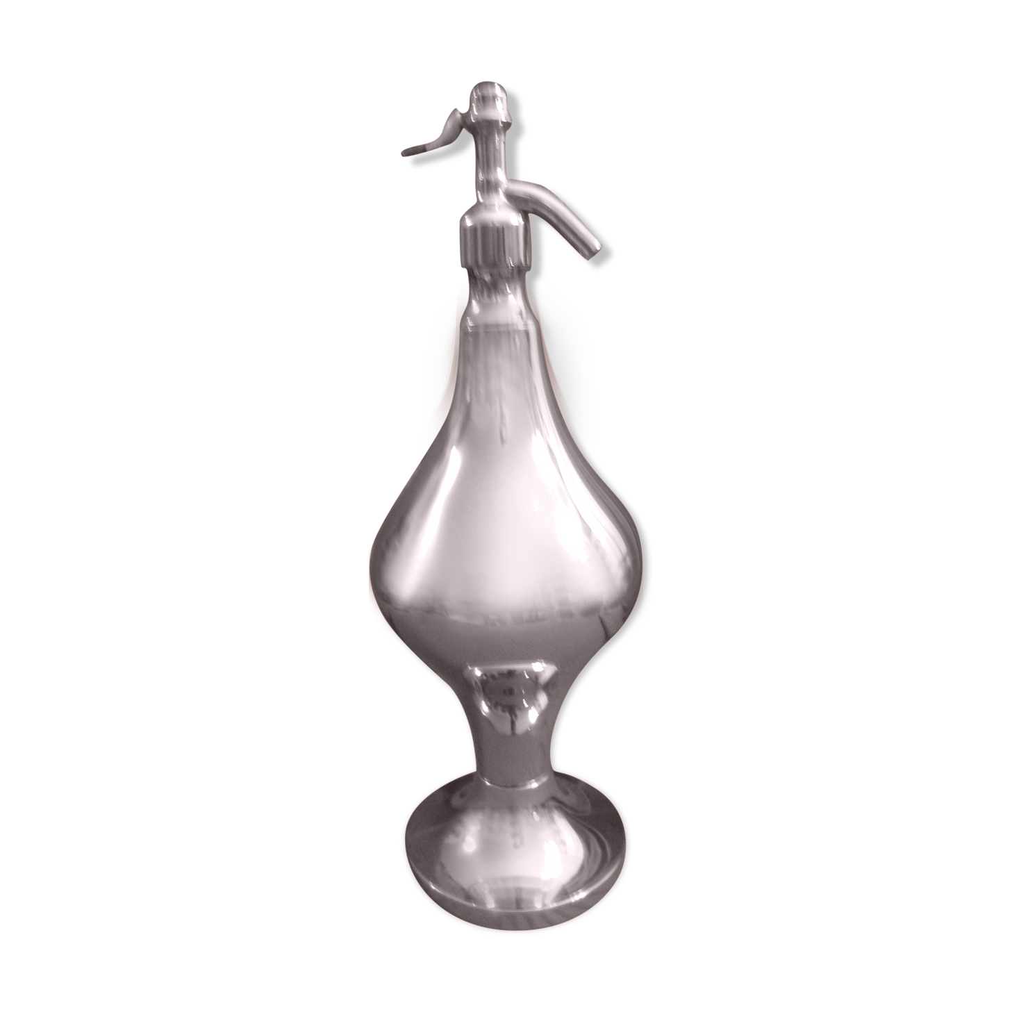 Siphon in metal chrome design collector