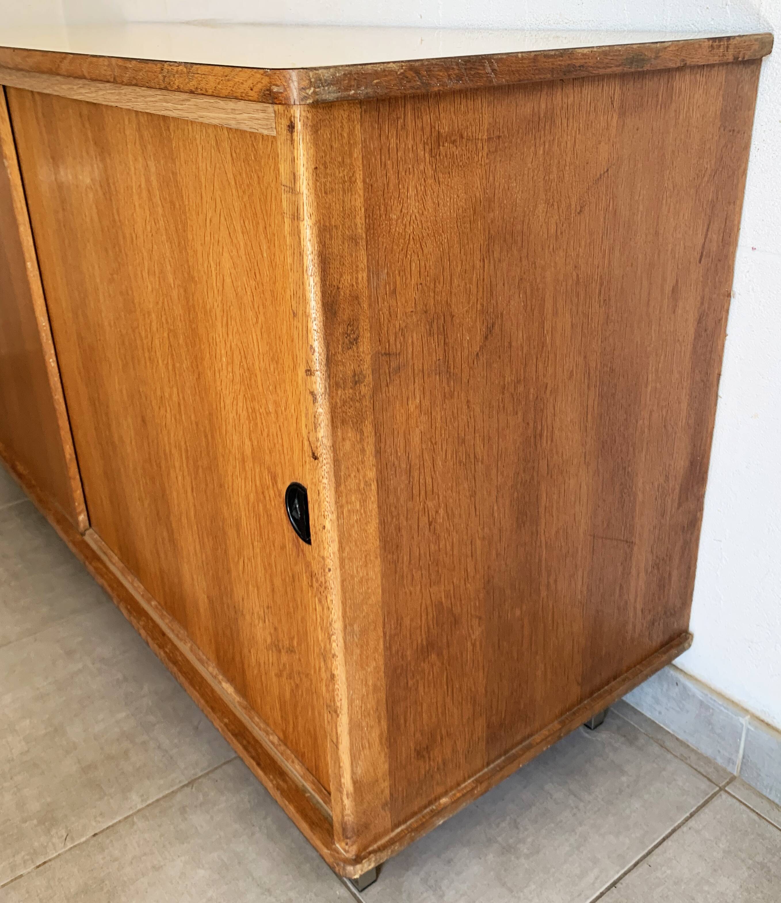 Vintage sideboard of the 60s in oak
