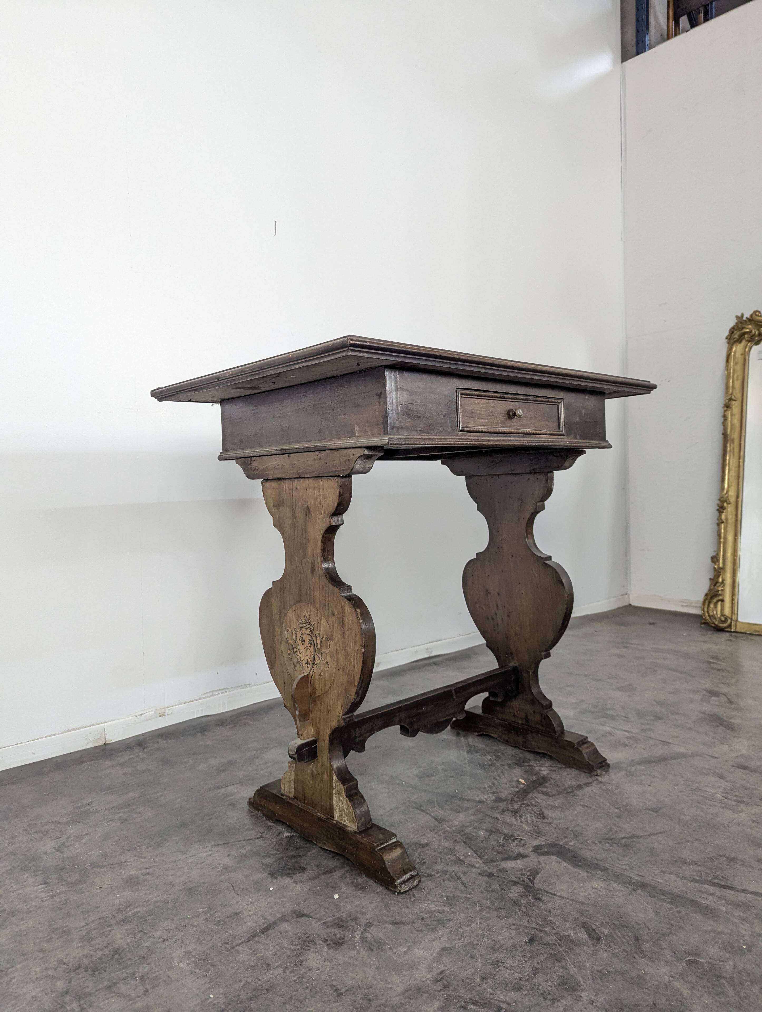 19th century Italian marquetry table