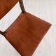Chaise suédoise Art déco en pin et cuir Carl Bergsten 1929