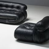 Soriana Lounge Chairs by Afra & Tobia Scarpa for Cassina, Italy, 1970s