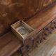 Petit meuble de métier rétro vintage en bois