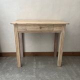 Raw wood desk