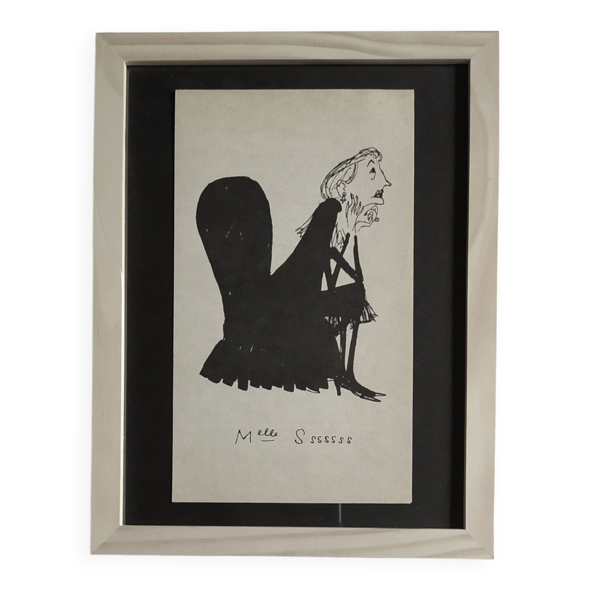 Daninos illustration from 1962 (family series) “miss ssssss”