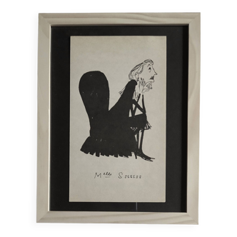 Daninos illustration from 1962 (family series) “miss ssssss”