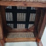 Pair of wicker chairs