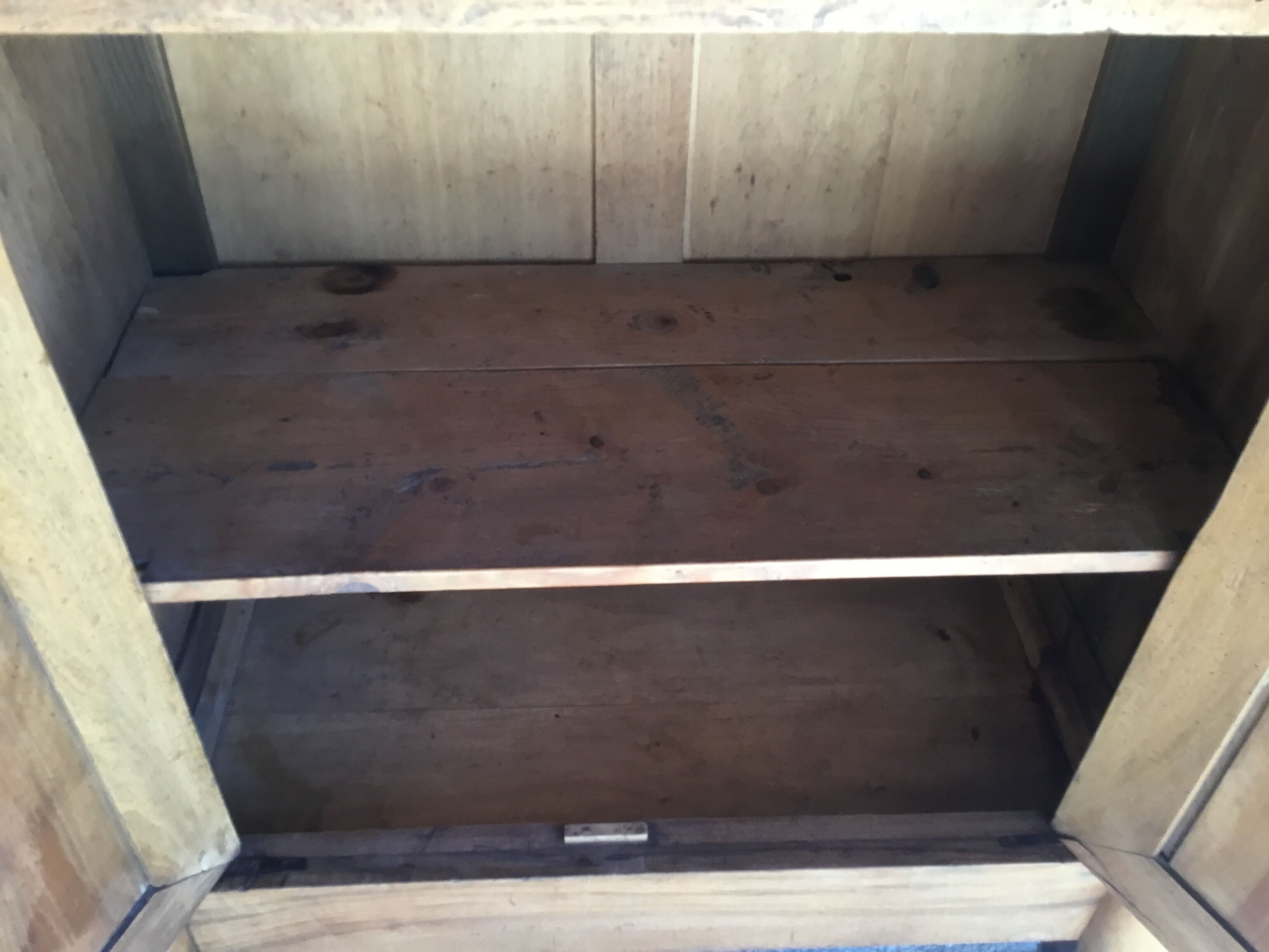 Empire cabinet with bronze ornamented columns