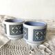Vintage egg cups Hornsea England 1970