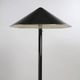 Ateljé Lyktan floor lamp with rare oversized custom shade – Sweden, 1970s
