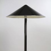 Ateljé Lyktan floor lamp with rare oversized custom shade – Sweden, 1970s