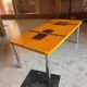 Coffee table attributed to Juliette Belartie – Epoxy resin – Around 1970