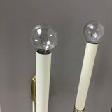 Set of 2 Original Brass Wall Lights Vereinigte Werkstätten München, Germany 1950