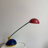 Lampe articulée de bureau colorée esprit “memphis style” design made in holland