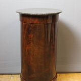Empire bedside table in mahogany, 19th century.