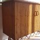 Rattan, wicker and bamboo vintage - bar furniture - feet compass buffet
