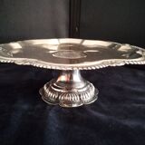 Compotier, antique standing cut in silver metal