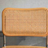 Set of 7 'Cesca' dining chairs by Marcel Breuer.