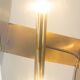 Giuseppe Calonaci, smoked folded plexiglass lamp. 1970s